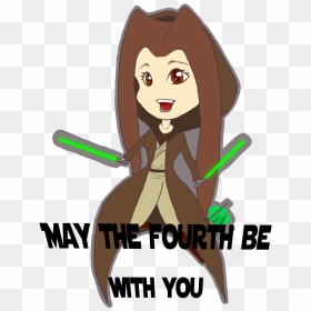 [p] May The Fourth Be With You - Cartoon, HD Png Download - may the fourth be with you png