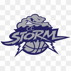 Lightning Clipart Storm - Chester County Storm Basketball, HD Png Download - lightning storm png
