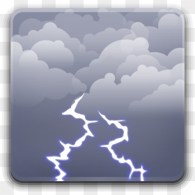 Tree, HD Png Download - lightning storm png