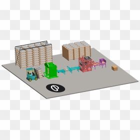 Installations For Production Of Concrete Products 1 - Concrete Block Manufacturing Machinery Diagram, HD Png Download - cinderblock png