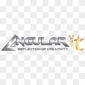 Logo - Black-and-white, HD Png Download - angular logo png