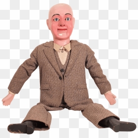 Ventriloquist Dummy Transparent, HD Png Download - sitting down png