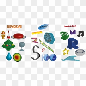 3d Object In Illustrator , Png Download, Transparent Png - 3d objects png