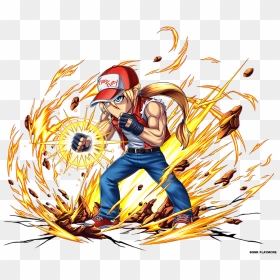 Brave Frontier King Of Fighters , Png Download - Terry Bogard Brave Frontier, Transparent Png - fighters png