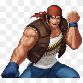 King Of Fighters Ralf Jones, HD Png Download - fighters png