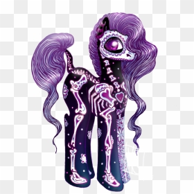 Santa Muerte Adoptable Pony Auction Closed By Magexp - Sugar Skull Day Of The Dead Horse, HD Png Download - muerte png