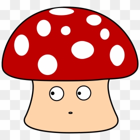 Cartoon Mushroom With Face, HD Png Download - suspicious png