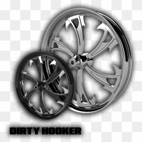 Dirty Hooker Custom Motorcycle Wheels - Rines Mamut Para Sportster, HD Png Download - hooker png