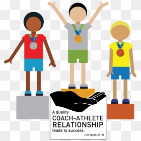 Superelites Find Out What - Athlete With Medal Cartoon, HD Png Download - parental guidance png