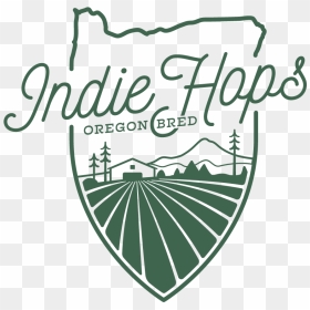 Indie Hops Badge Logo - Simple Rose Window, HD Png Download - indie png