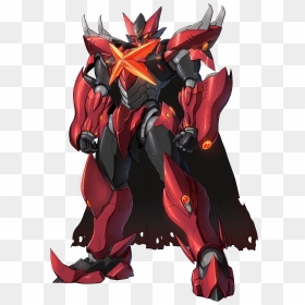 Hardcore Mecha Crimson Flame, HD Png Download - mecha png