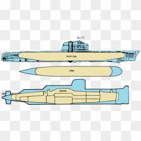 Sinpo Sub Size - Sinpo C Class Submarine, HD Png Download - missiles png