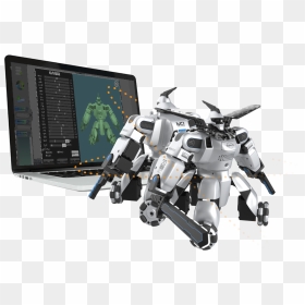 Use Mobile Or Pc App To Learn 3d Programming And Modify - Mecha, HD Png Download - mecha png