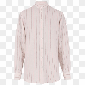 Linen Shirt With Red Stripes Ss19 Collection, Pal Zileri - Formal Wear, HD Png Download - red stripes png