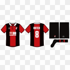 Mxnuwmj - Concept Bournemouth Kits Home, HD Png Download - red stripes png