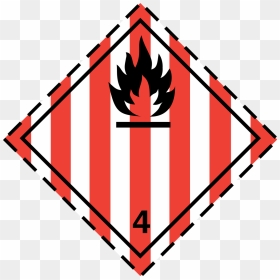 Un Transport Pictogram - Flammable Gas 2, HD Png Download - red stripes png