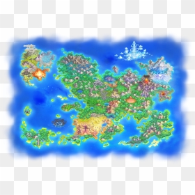 Bg Map - Pokemon Mystery Dungeon Dx Map, HD Png Download - dx png