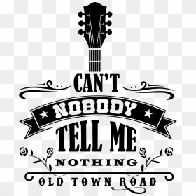 Old Town Road Lyric Sticker - Illustration, HD Png Download - lyric png
