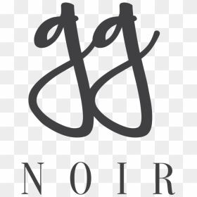 Gg Noir - Calligraphy, HD Png Download - gg png