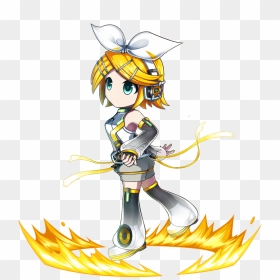 Unit Art - Cartoon - Hatsune Miku, HD Png Download - rin png