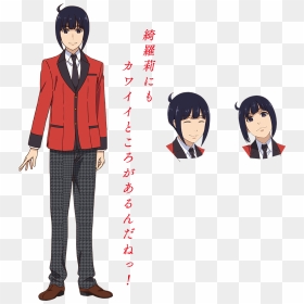 Anime, Akita Manabu, Mappa, Kakegurui, Obami Rin, Teenager, - Kakegurui Rin Obami, HD Png Download - rin png