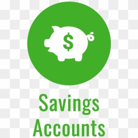 Savings Account Icon Green Png, Transparent Png - account icon png