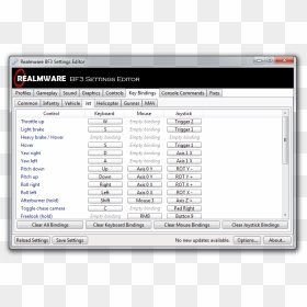 Realmware Bf3 Settings Editor, HD Png Download - bf4 png