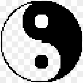 Yin And Yang Pixel, HD Png Download - yin yang transparent png