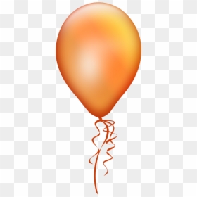 Orange Balloon No Background, HD Png Download - orange balloons png