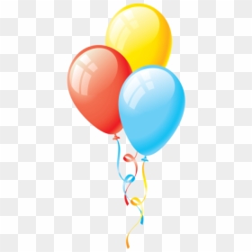 Transparent Background Cartoon Balloons, HD Png Download - orange balloons png