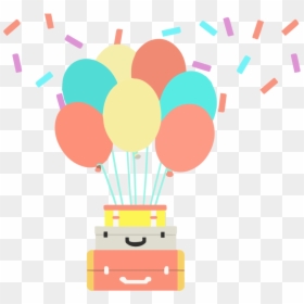 Hot Air Balloon, HD Png Download - orange balloons png