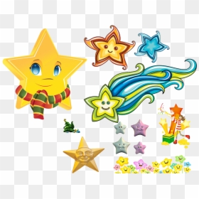 Cute Symbols, HD Png Download - cartoon stars png