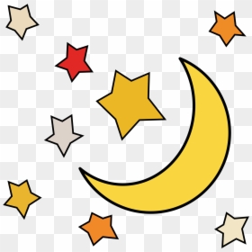 Stars And Moon Clipart, HD Png Download - cartoon stars png