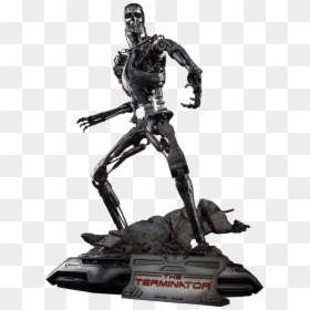Original Terminator T 800 Endoskeleton Maquette, HD Png Download - the terminator png