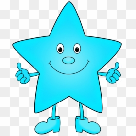 Star With Legs Cartoon, HD Png Download - cartoon stars png
