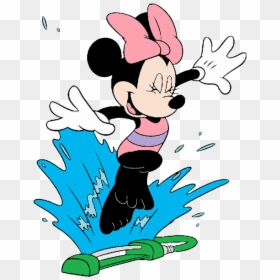 Minnie Mouse Is Playing The Sprinkler, HD Png Download - mini mouse png