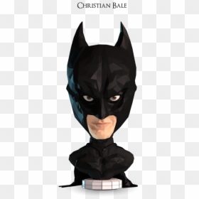 Low Poly Blender Batman, HD Png Download - christian bale png