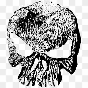Illustration, HD Png Download - skull art png