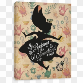 Alice In Wonderland Canvas Wall Art, HD Png Download - alice in wonderland mad hatter png