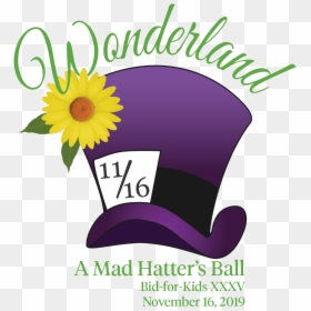 Sunflower, HD Png Download - alice in wonderland mad hatter png