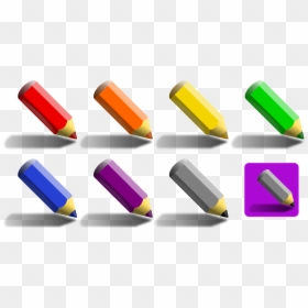 Color Clip Art, HD Png Download - color pencil png