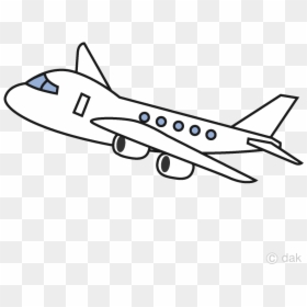 Airplane Clipart Black And White, HD Png Download - airliner png