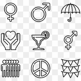 Event Icons, HD Png Download - lesbian symbol png