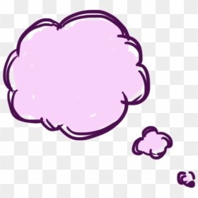 Thinking Box, HD Png Download - purple clouds png