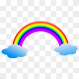 Cartoons Rainbow, HD Png Download - purple clouds png