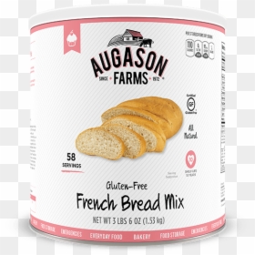Survival Food Buckets By Augason Farms Produce, HD Png Download - french bread png