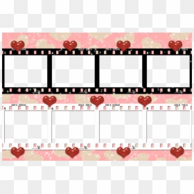 Film Style Photo Frame, HD Png Download - love frame png
