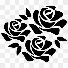 Flower Icon Png Transparent, Png Download - black rose petals png