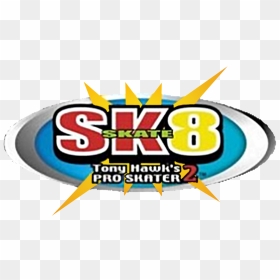 Sk8 Tony Hawk"s Pro Skater 2 Logo , Png Download - Cartoon, Transparent Png - tony hawk png