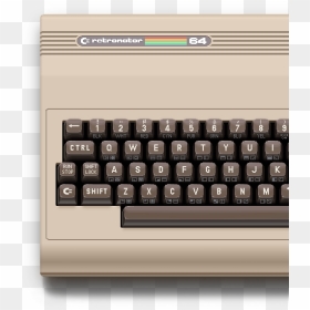Microsoft Keyboard With Fingerprint Reader, HD Png Download - commodore 64 png